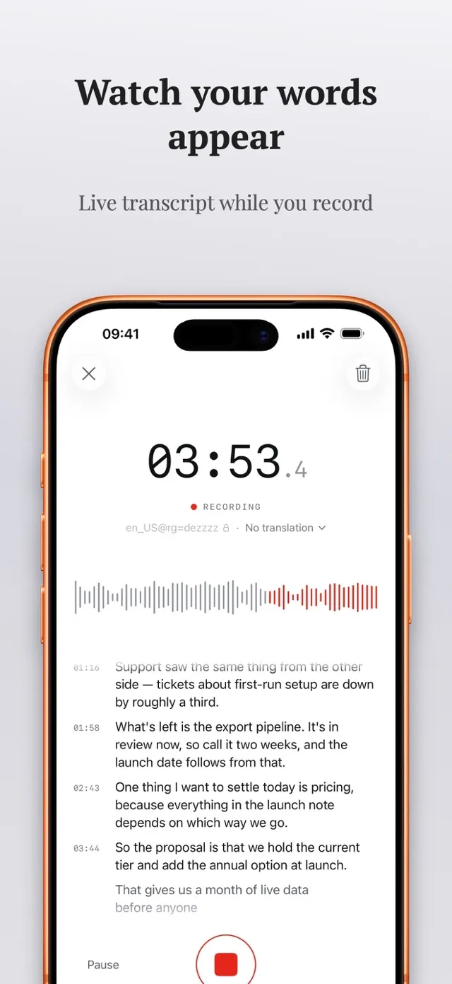 SpeakSense screenshot 1
